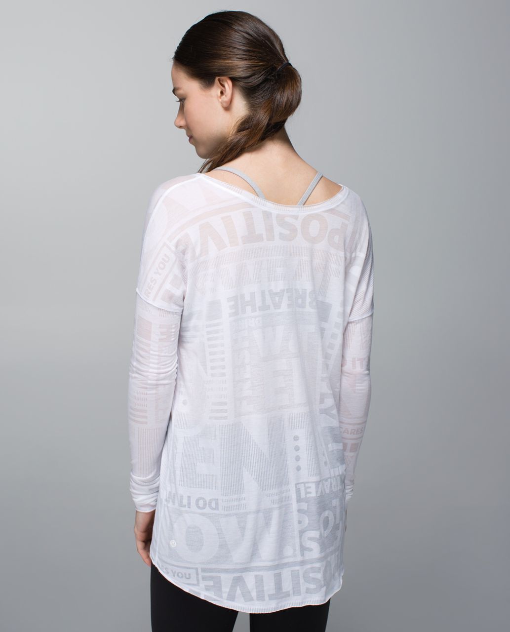 Lululemon Round Two Tee Burnout - White - lulu fanatics