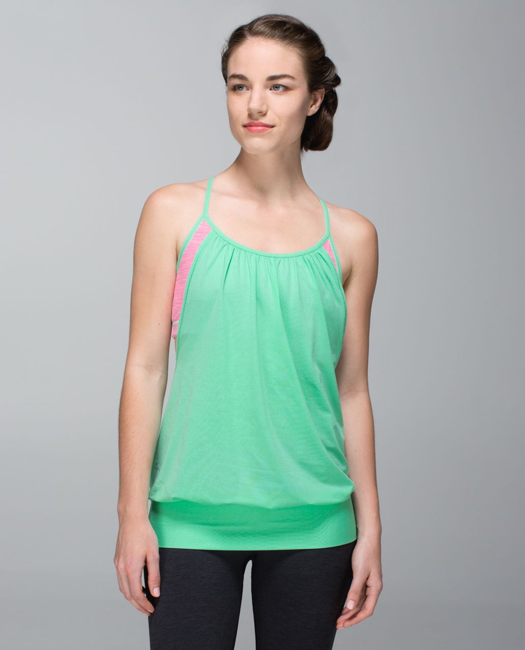 Lululemon No Limits Tank - Opal / Wee Are From Space Neon Pink Opal