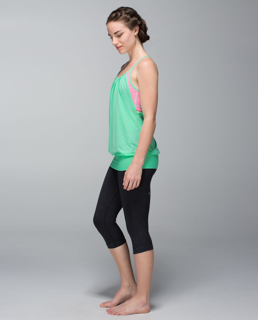 Lululemon No Limits Tank - Opal / Wee Are From Space Neon Pink Opal
