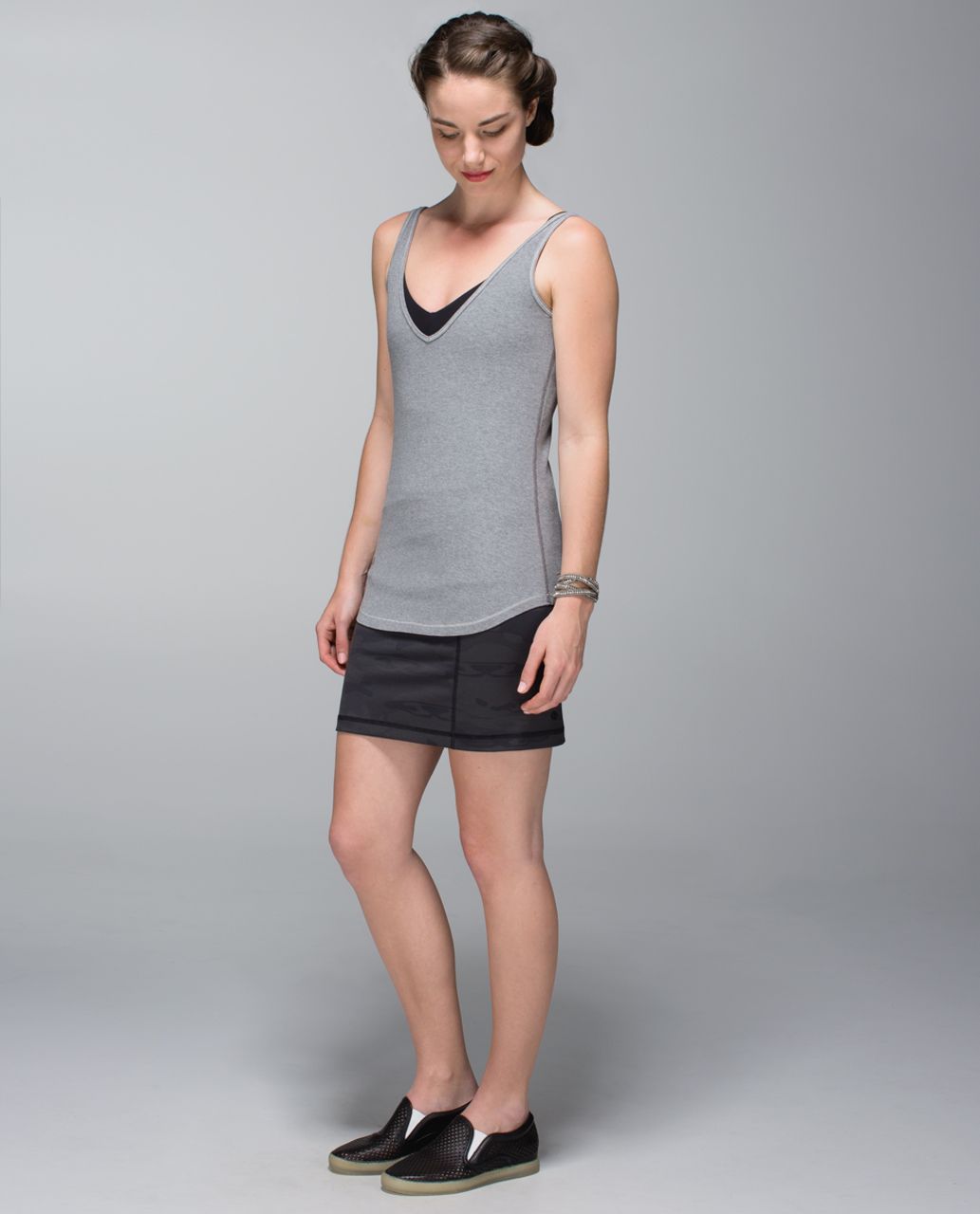 Lululemon Mudra Tank - Heathered Medium Grey