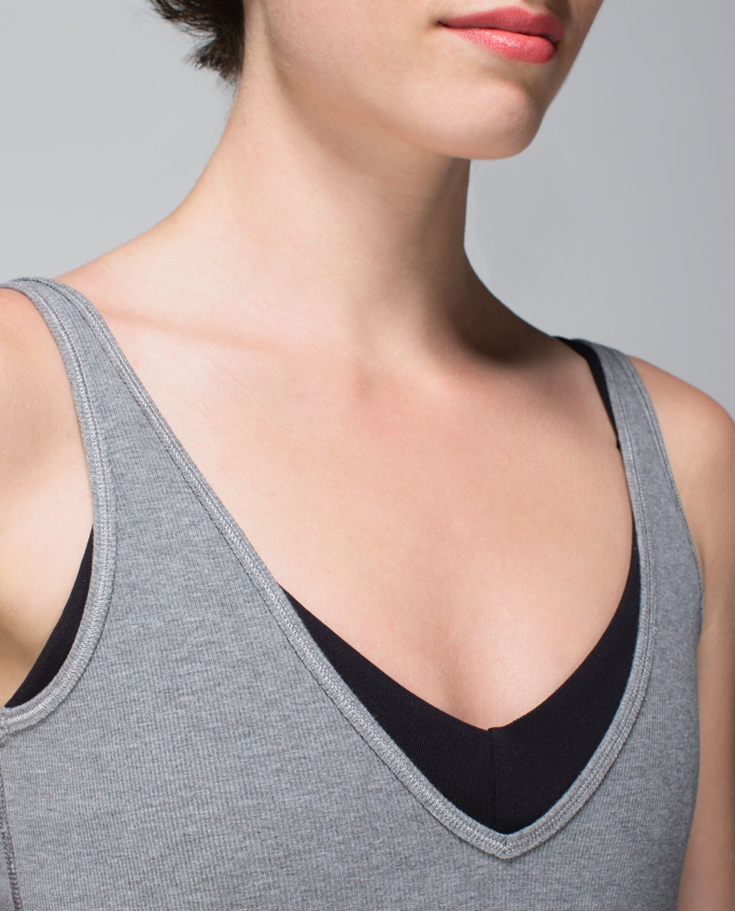 Lululemon Mudra Tank - Heathered Medium Grey