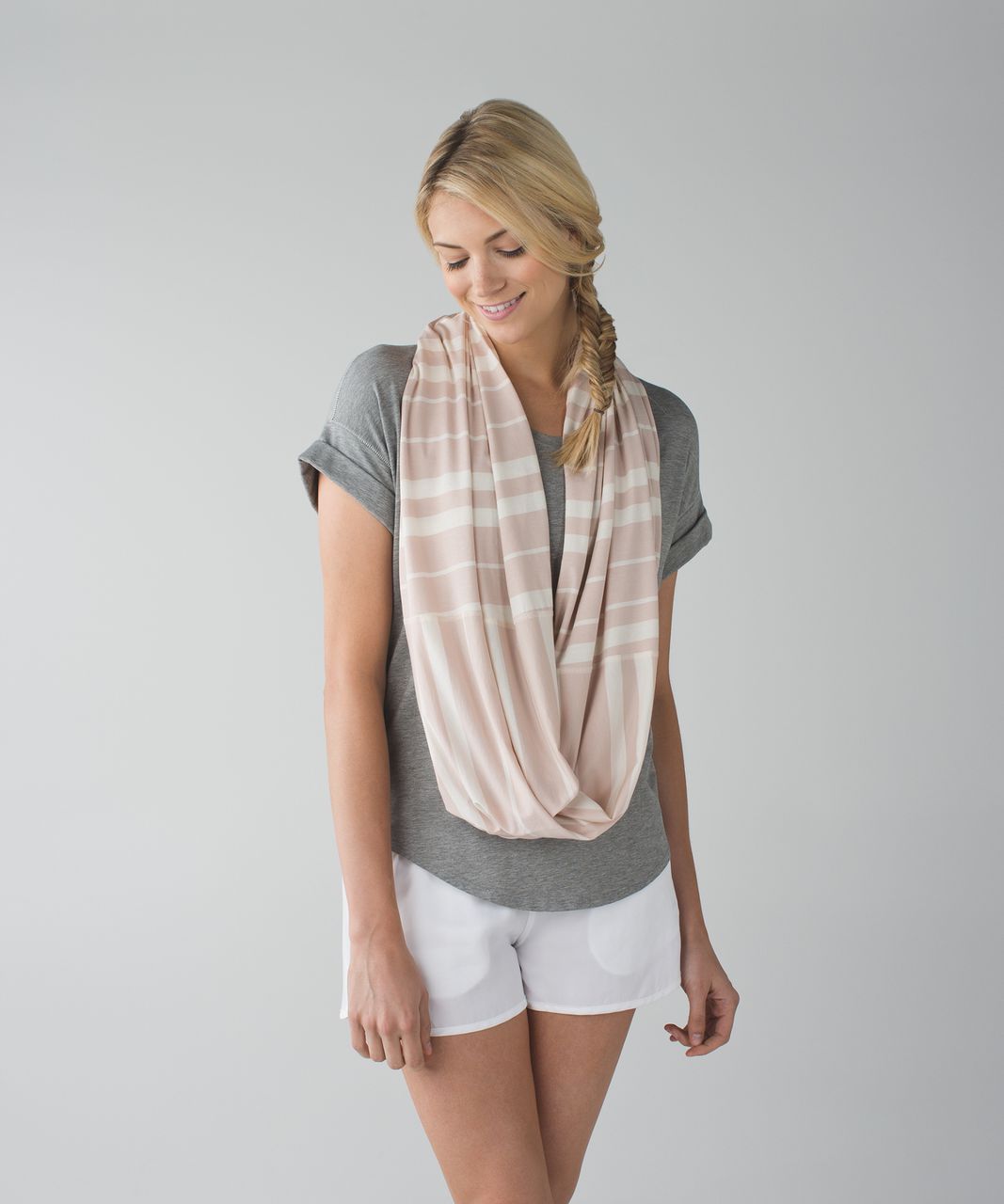 Lululemon Vinyasa Scarf *Vitasea - Beach Blanket Stripe Angel Wing Grain