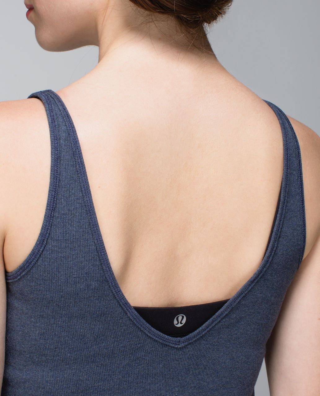 Lululemon Mudra Tank - Heathered Cadet Blue