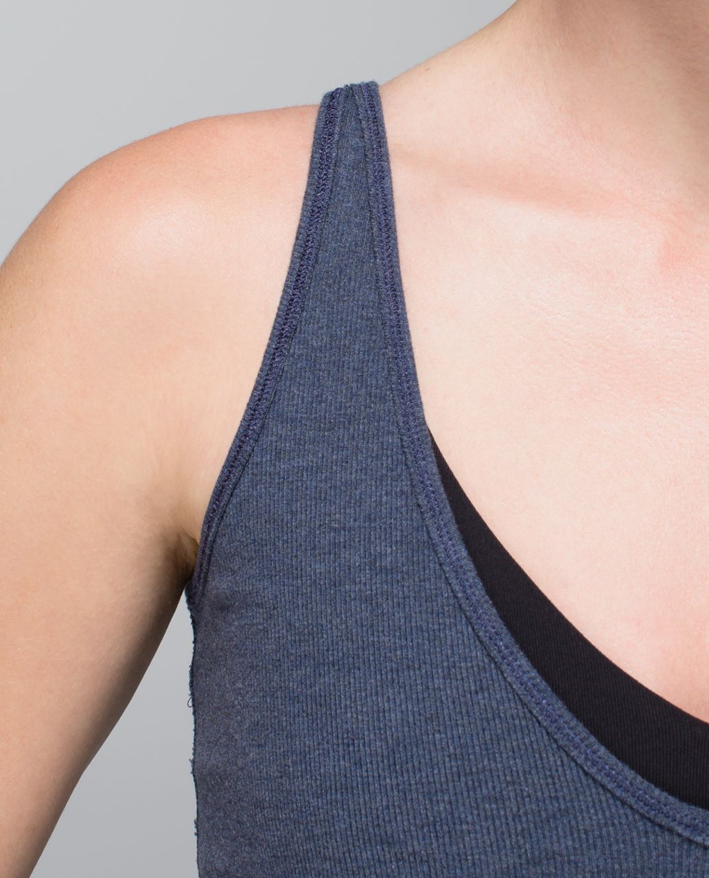 Lululemon Mudra Tank - Heathered Cadet Blue