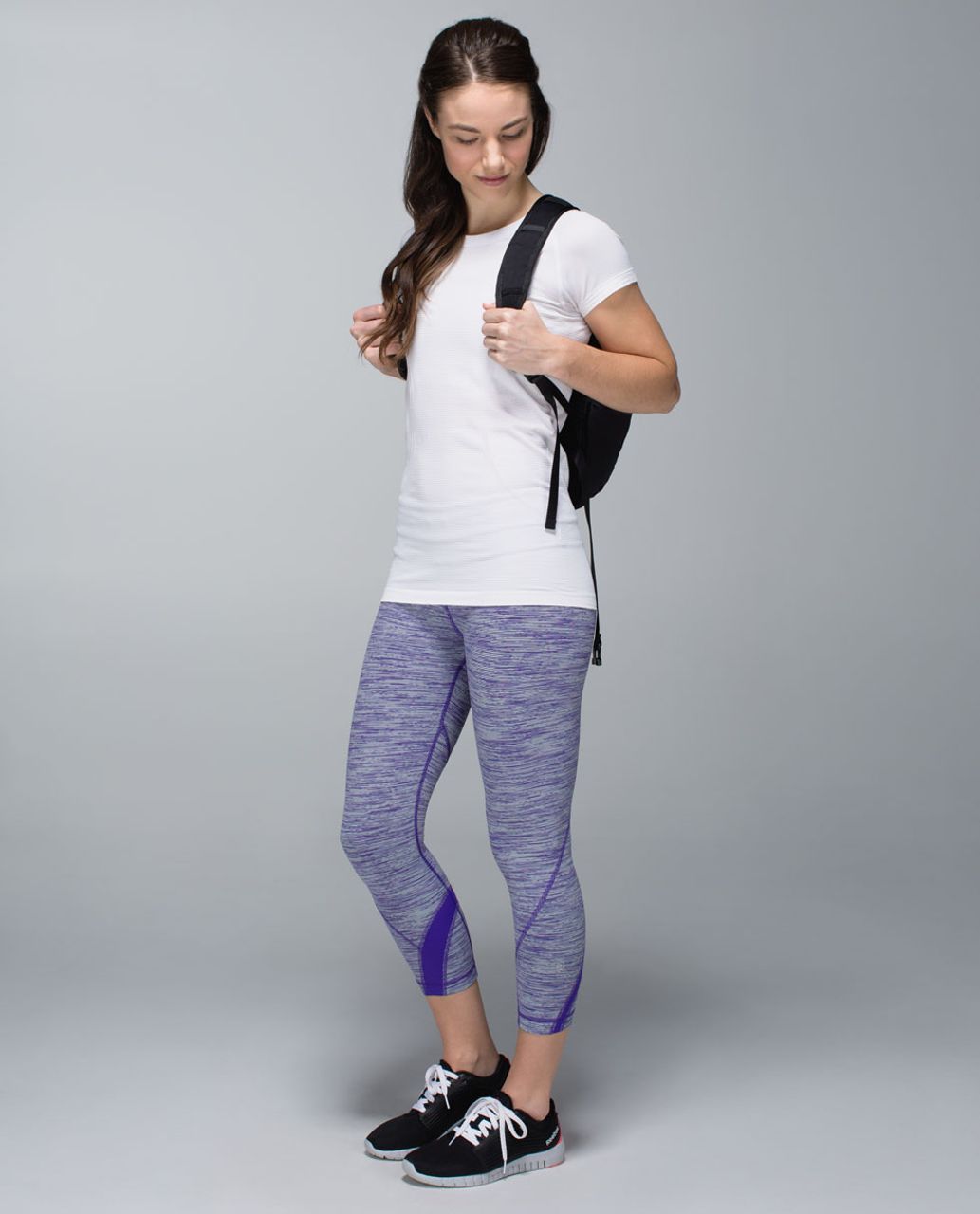 Lululemon Run:  Inspire Crop II *All Luxtreme - Wee Are From Space Brusied Berry / Bruised Berry