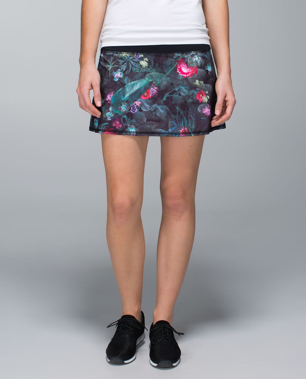 Lululemon Run:  Pace Setter Skirt *4-way Stretch (Regular) - Curious Jungle Multi / Black