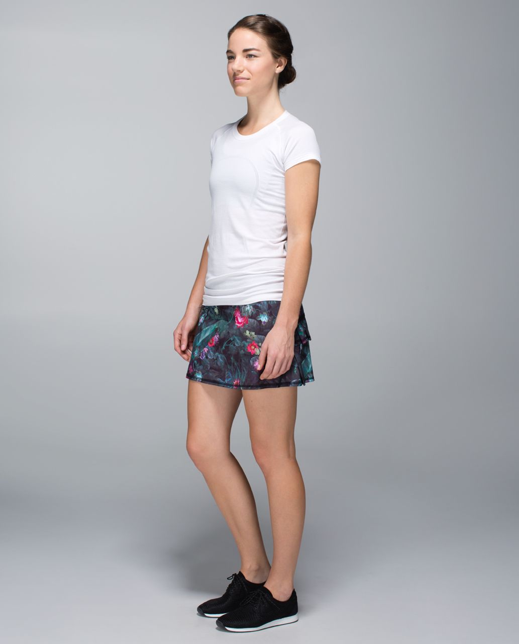 Lululemon Run:  Pace Setter Skirt *4-way Stretch (Regular) - Curious Jungle Multi / Black