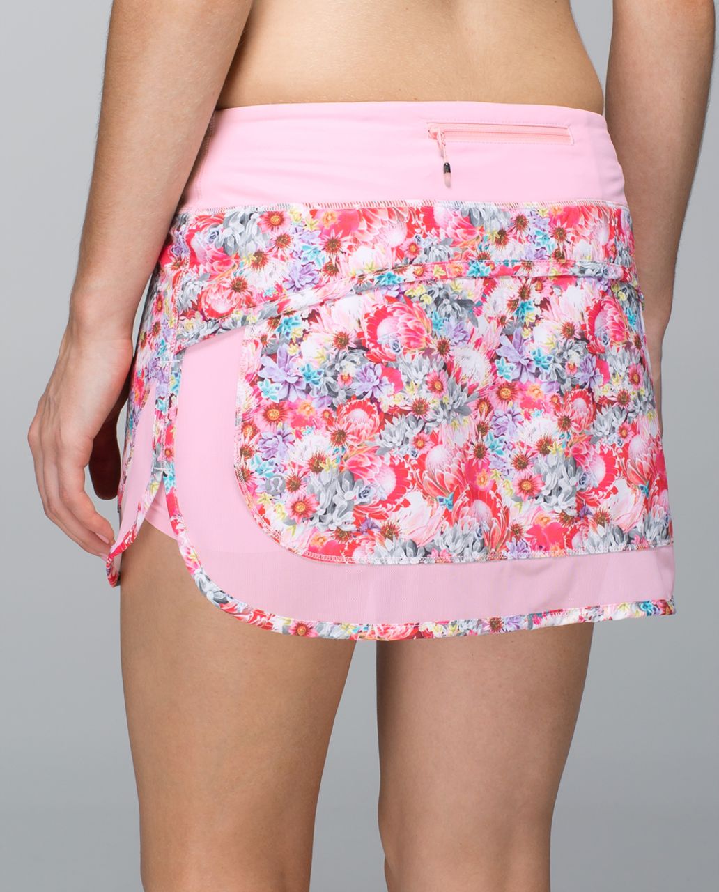 Lululemon Hotty Hot Skirt *4-way Stretch - Flowabunga Mini Multi / Barely Pink