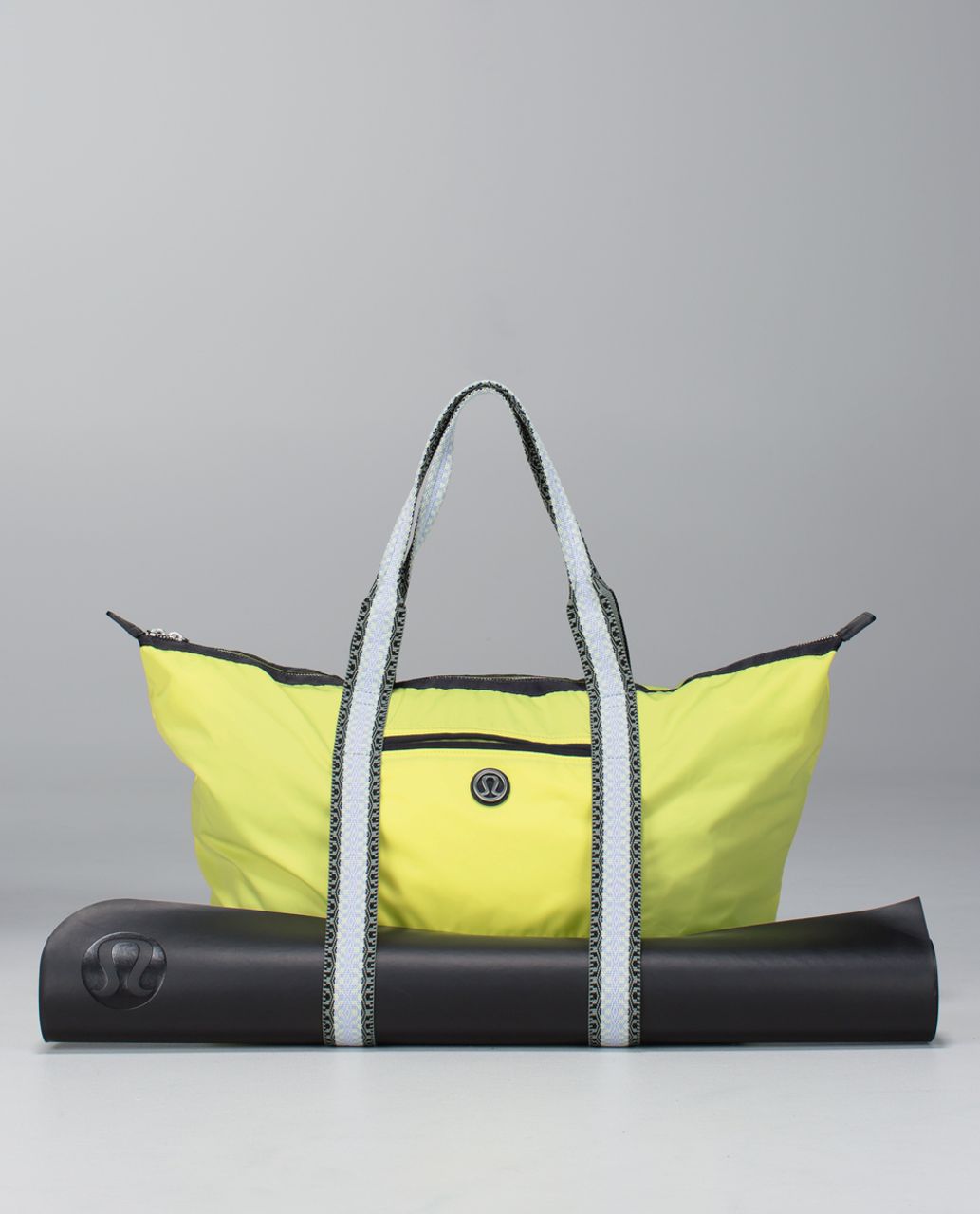 Lululemon All Day Asana Tote - Sheer Lemon / Deep Coal