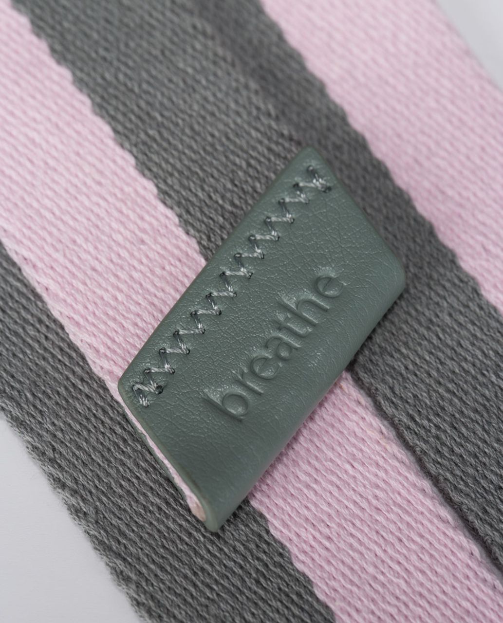 Lululemon No Limits Stretching Strap - Earl Grey / Barely Pink