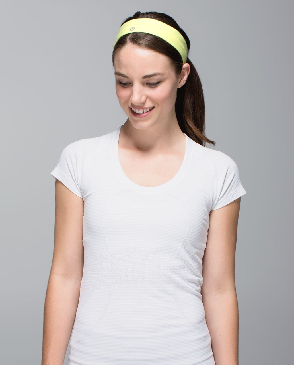 Lululemon Fly Away Tamer Headband - Sheer Lemon