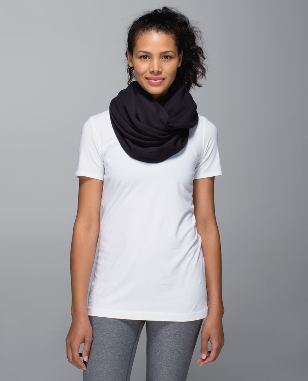 Lululemon Vinyasa Scarf *Rulu - Hyper Stripe Black Soot / Black