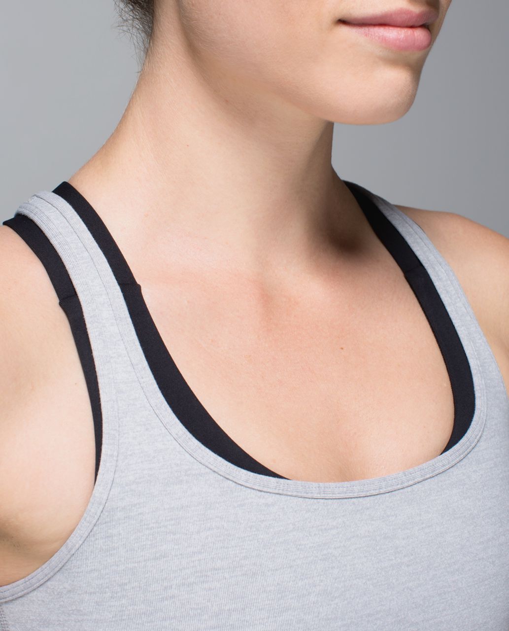 Lululemon Refresh Racer Tank - Heathered Medium Grey