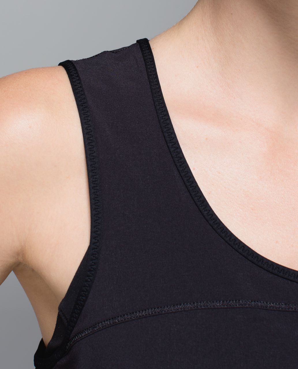 Lululemon Run:  Split Singlet - Black