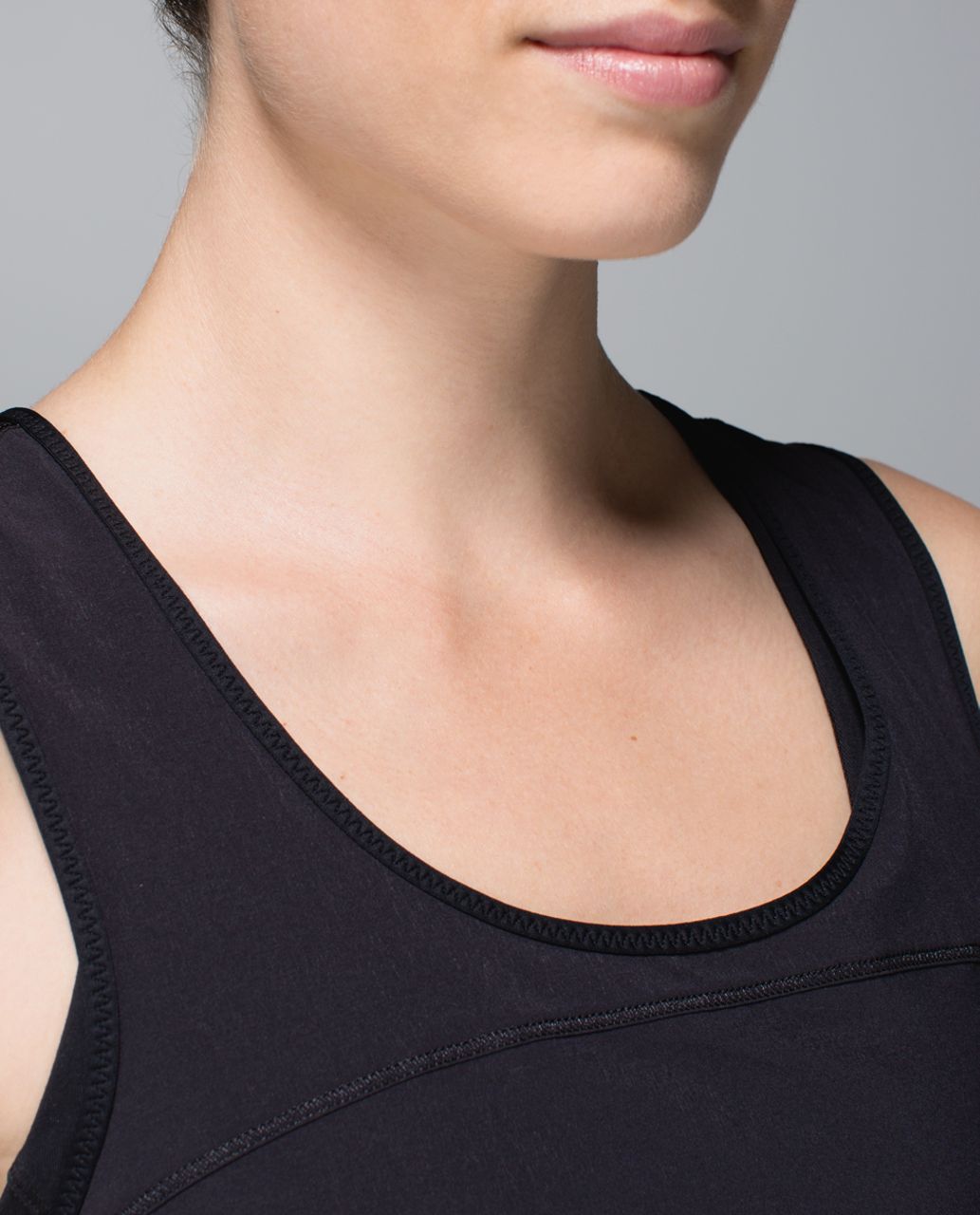 Lululemon Run:  Split Singlet - Black