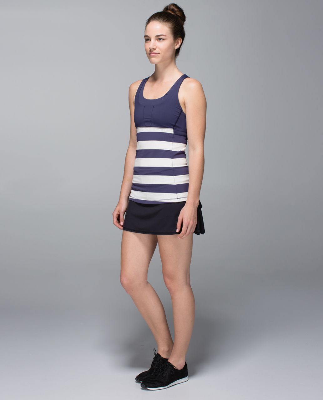 Lululemon Stuff Your Bra Tank II - Steep Stripe Cadet Blue Horizontal / Cadet Blue