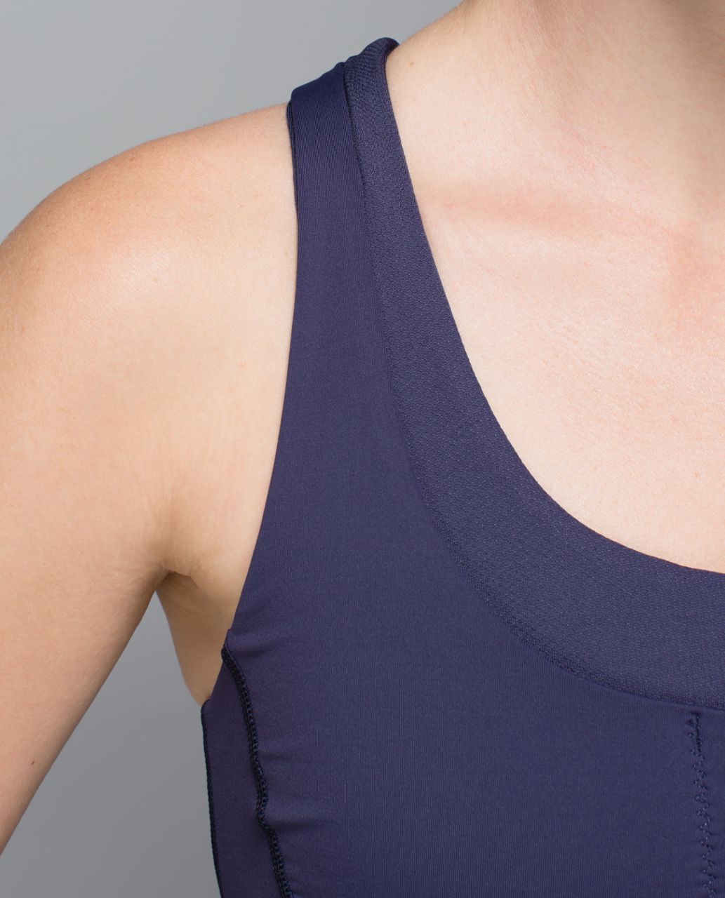 Lululemon Stuff Your Bra Tank II - Steep Stripe Cadet Blue Horizontal / Cadet Blue