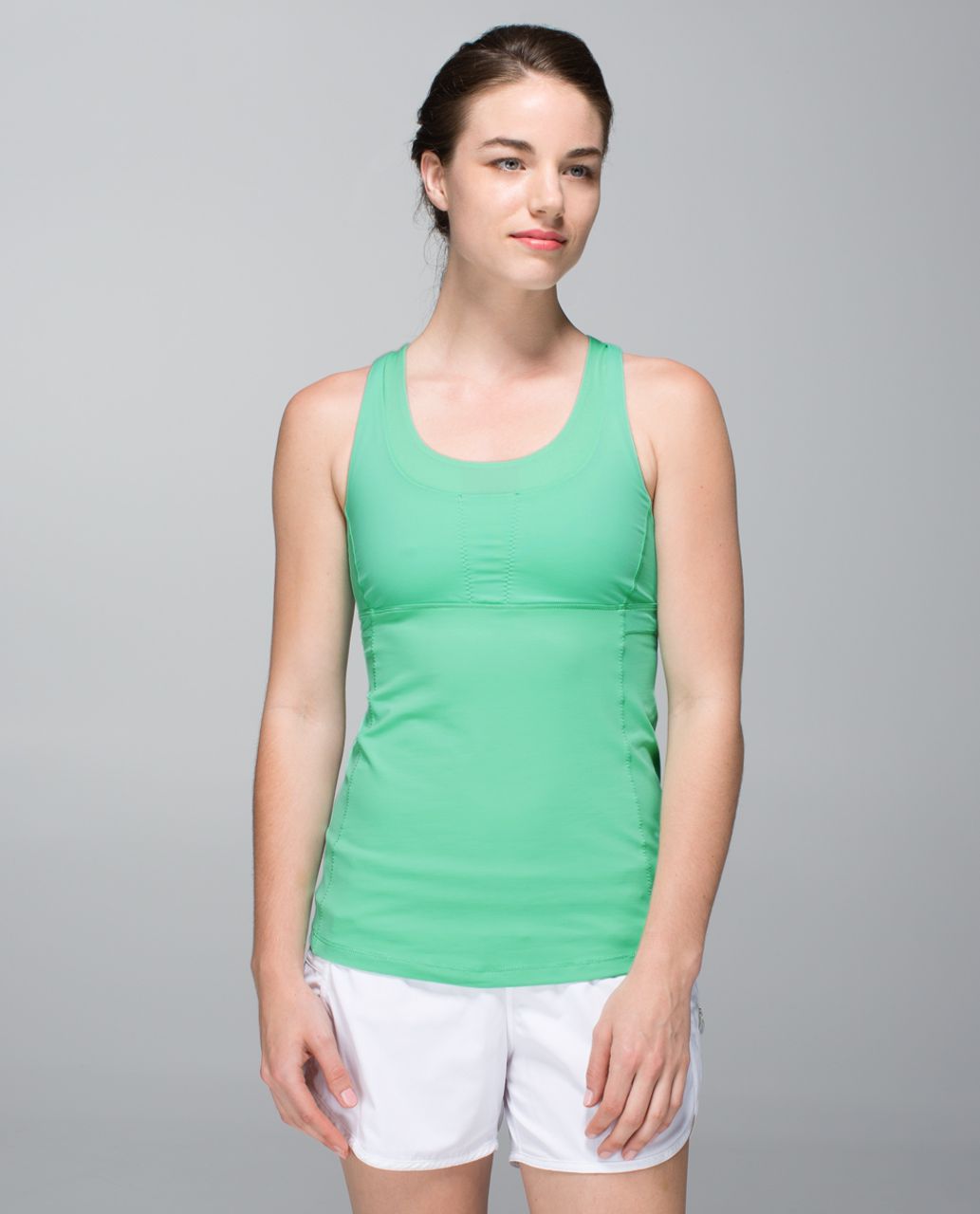 Lululemon No Limits Running Tank Top Built in Shelf Bra Mint Green Size 8 -  Helia Beer Co