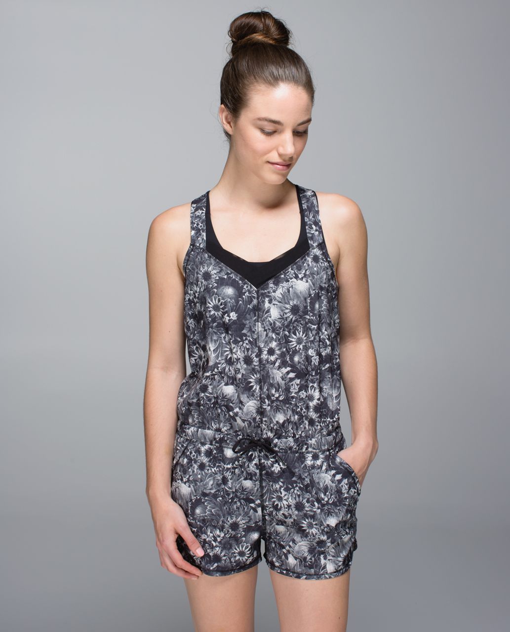 Lululemon The Runsie - Flowabunga Black Angel Wing / Black