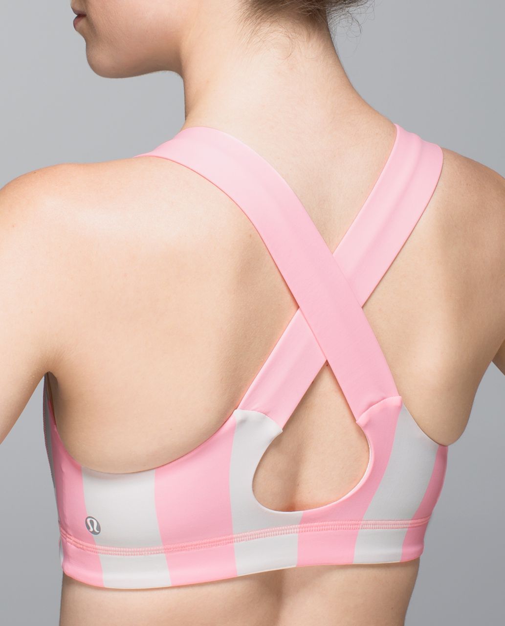 Lululemon All Sport Bra - Steep Stripe Bleached Coral Horizontal / Bleached Coral