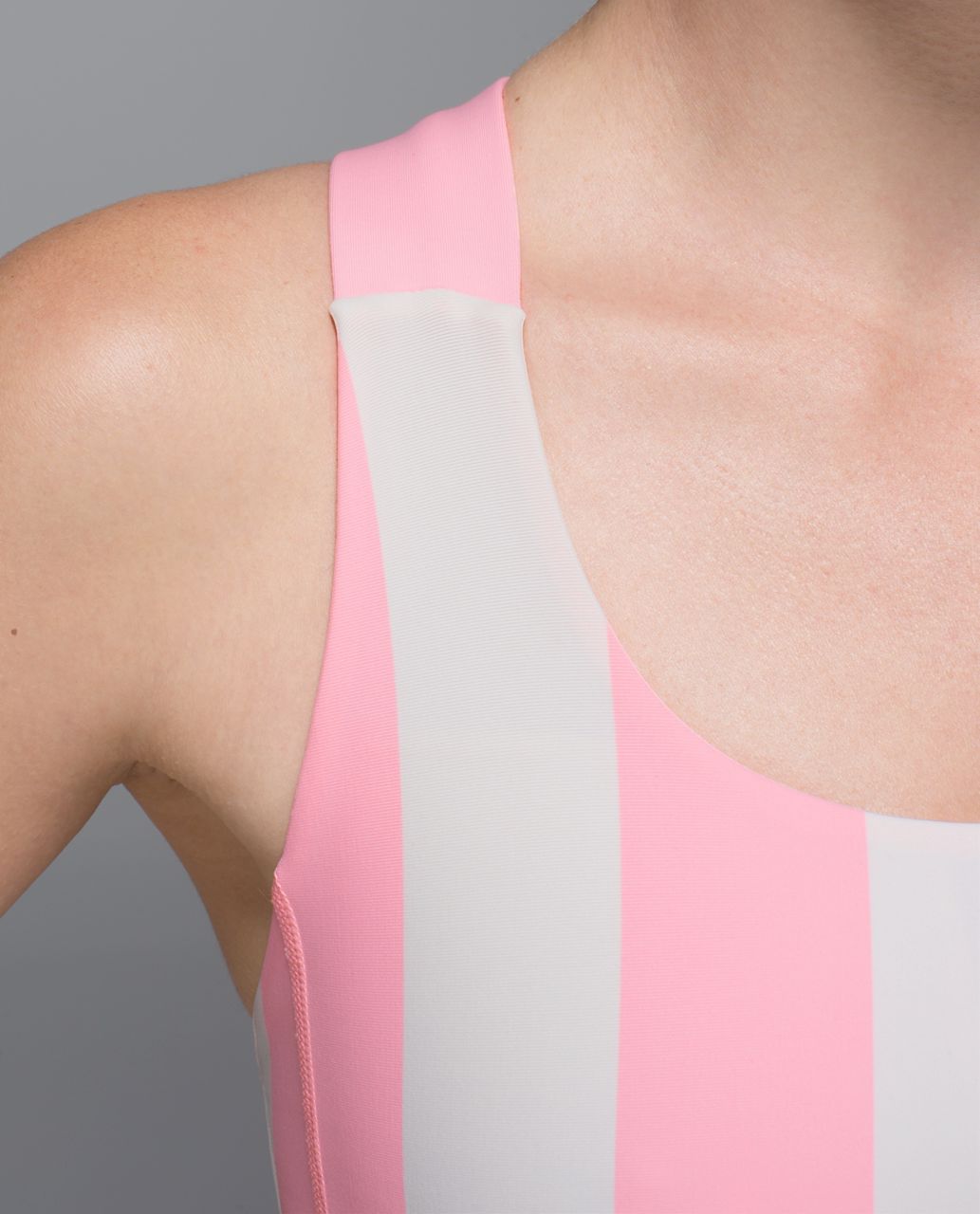 Lululemon All Sport Bra - Steep Stripe Bleached Coral Horizontal / Bleached Coral