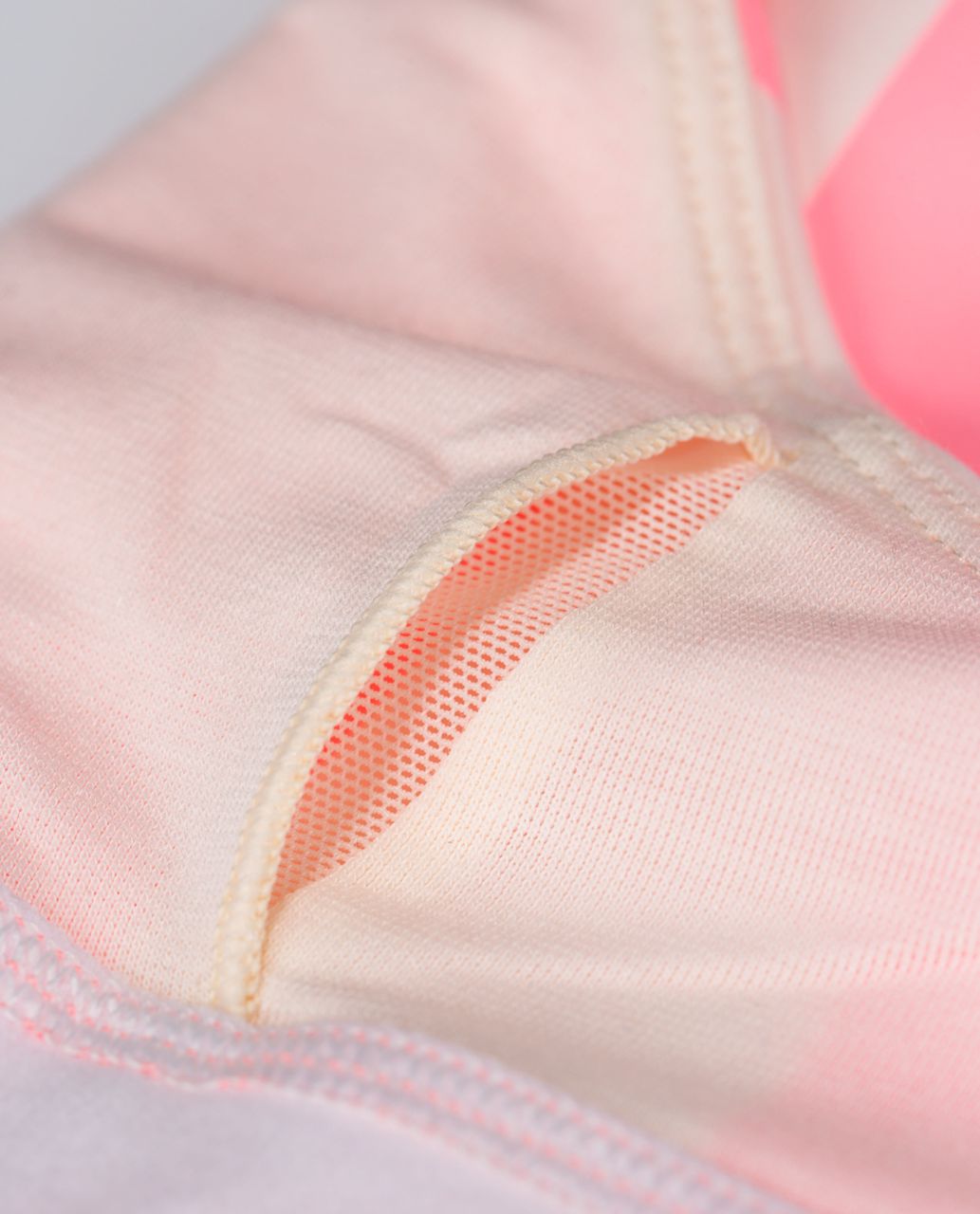 Lululemon All Sport Bra - Steep Stripe Bleached Coral Horizontal / Bleached Coral