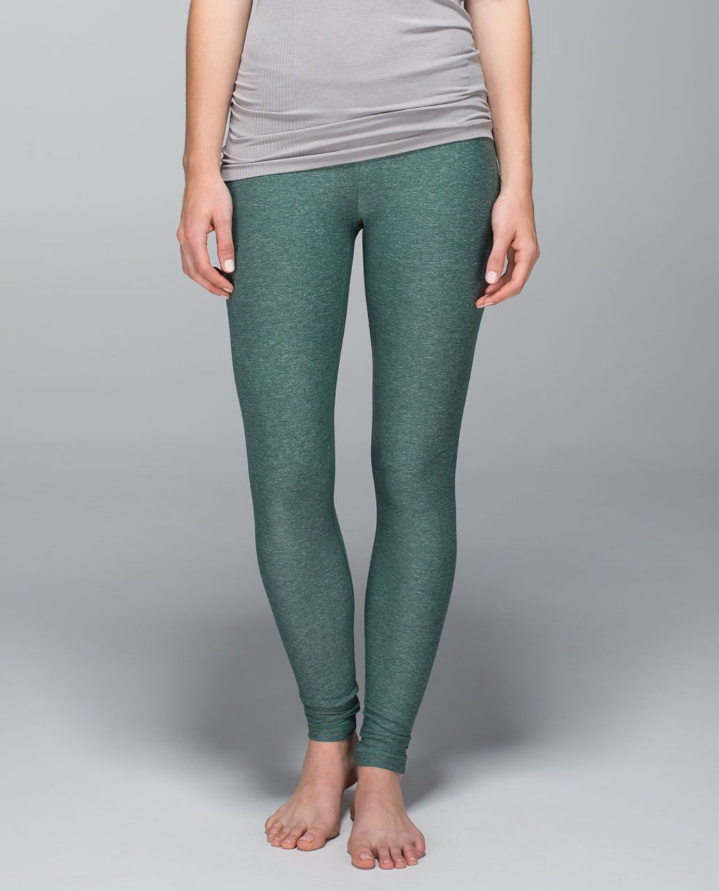 Lululemon Wunder Under Pant - Heathered Forest