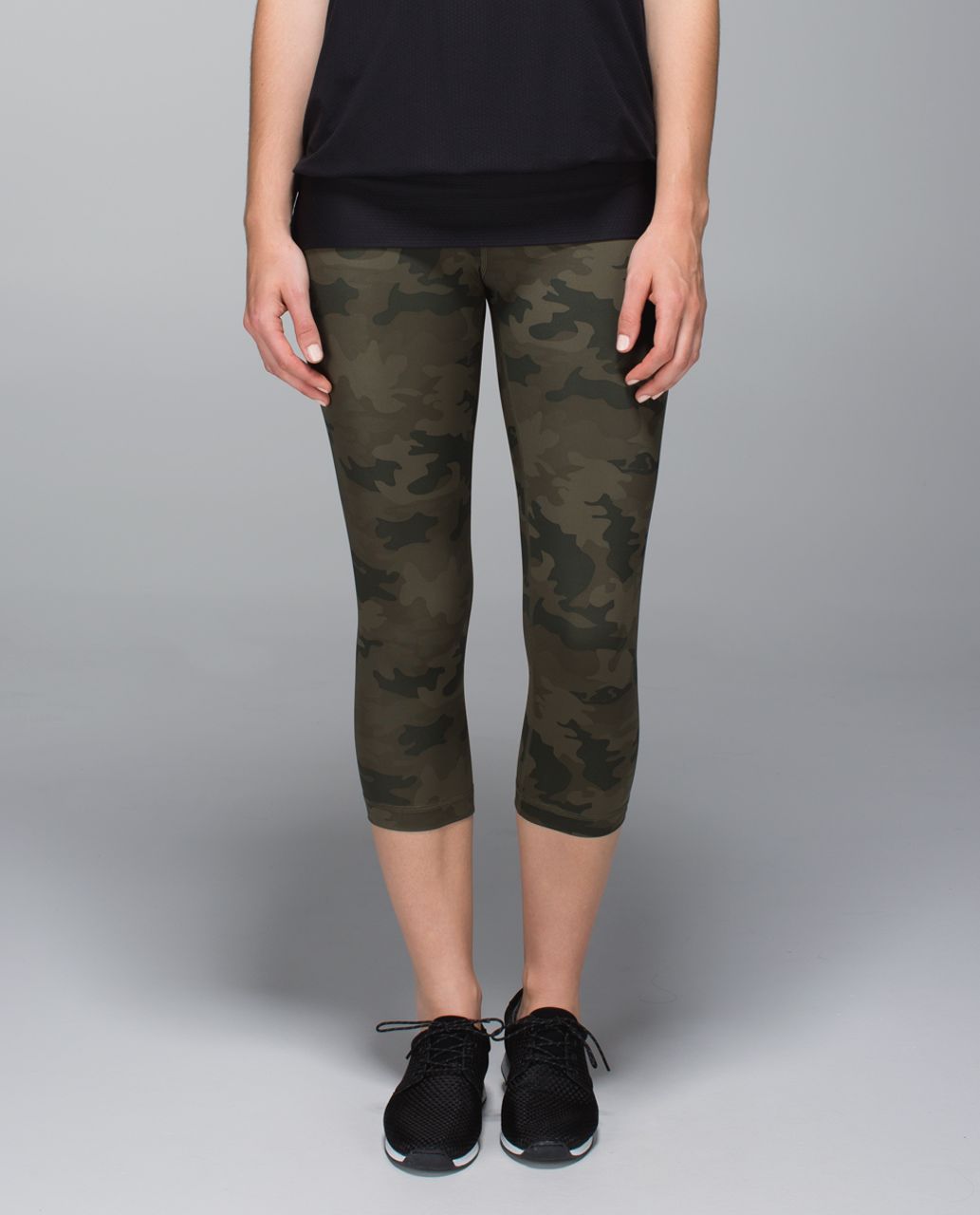 My Superficial Endeavors: Lululemon Wunder Under Crops in Wee Are From  Space Fatigue Green