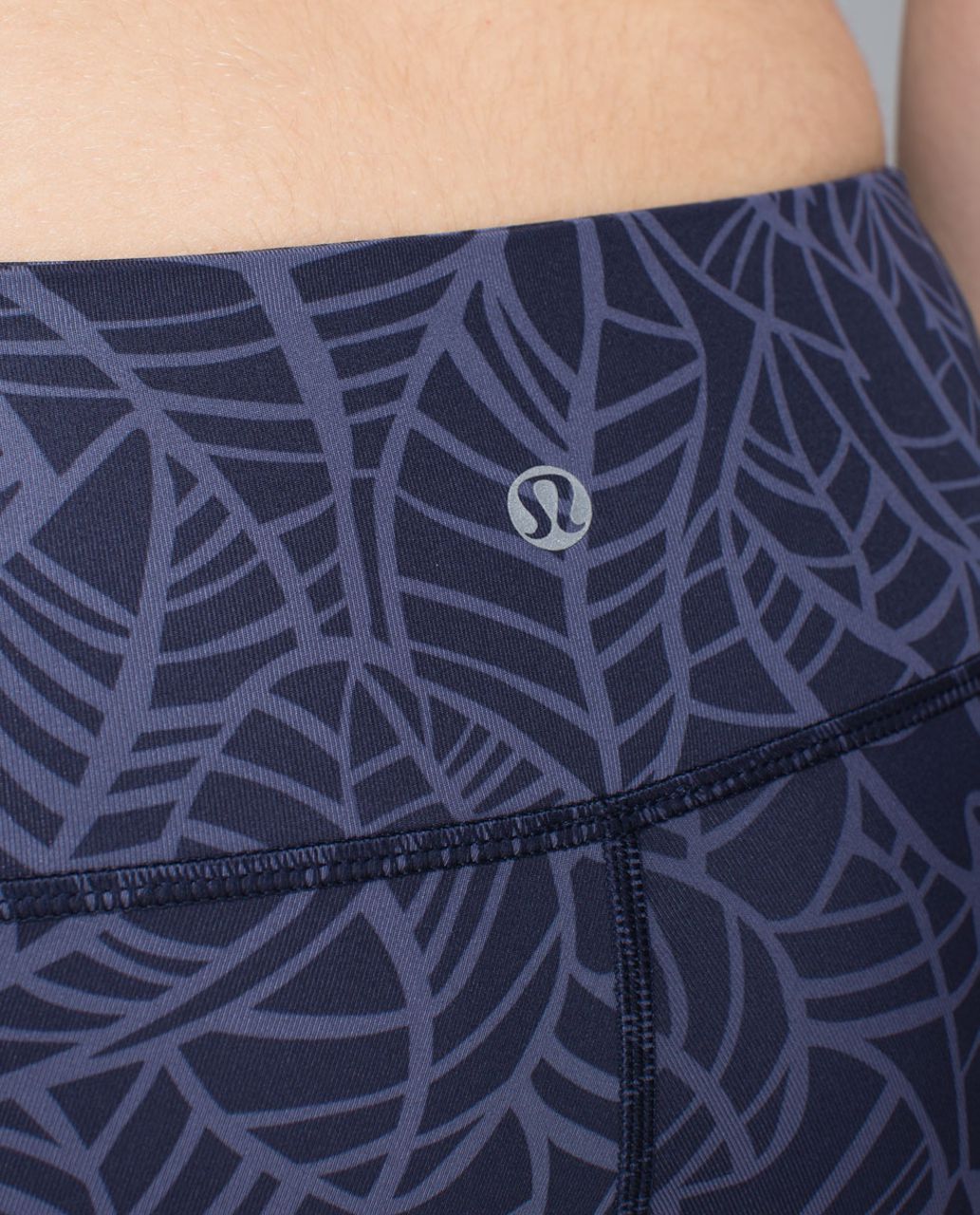 Lululemon Wunder Under Crop *Full-On Luxtreme - Pretty Palm Cadet Greyvy