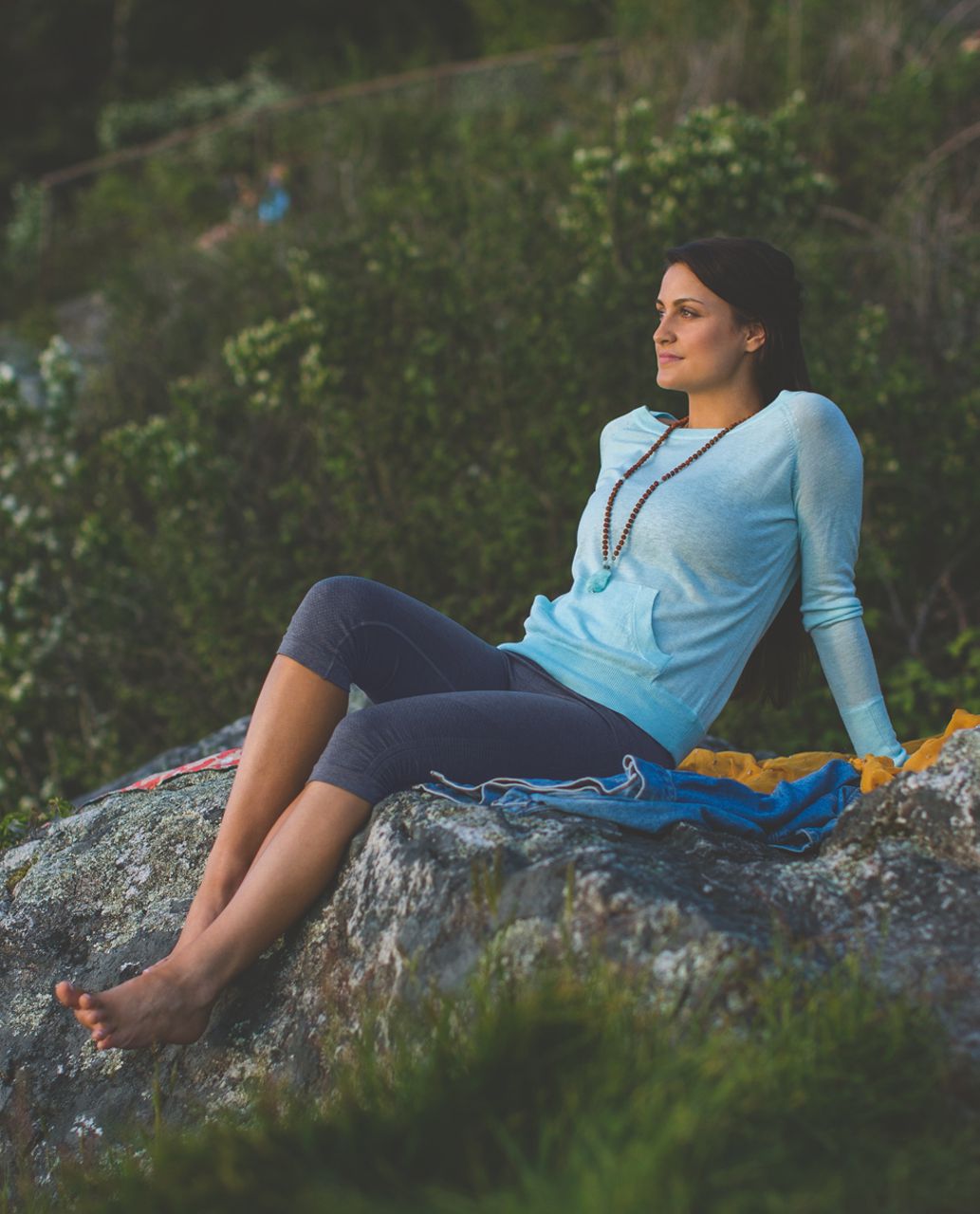 Lululemon Chai Time Pullover II - Heathered Aquamarine