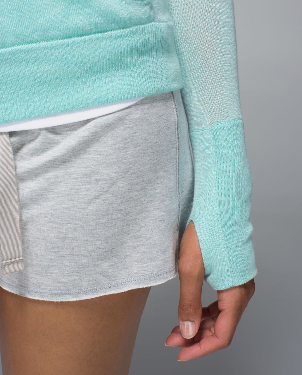 Lululemon Chai Time Pullover II - Heathered Aquamarine