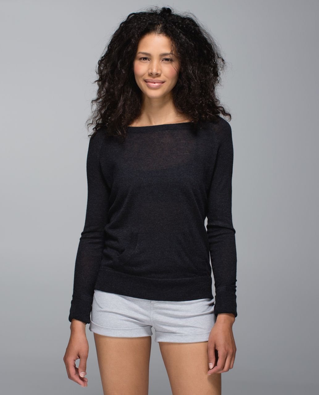 Lululemon Chai Time Pullover II - Heathered Black