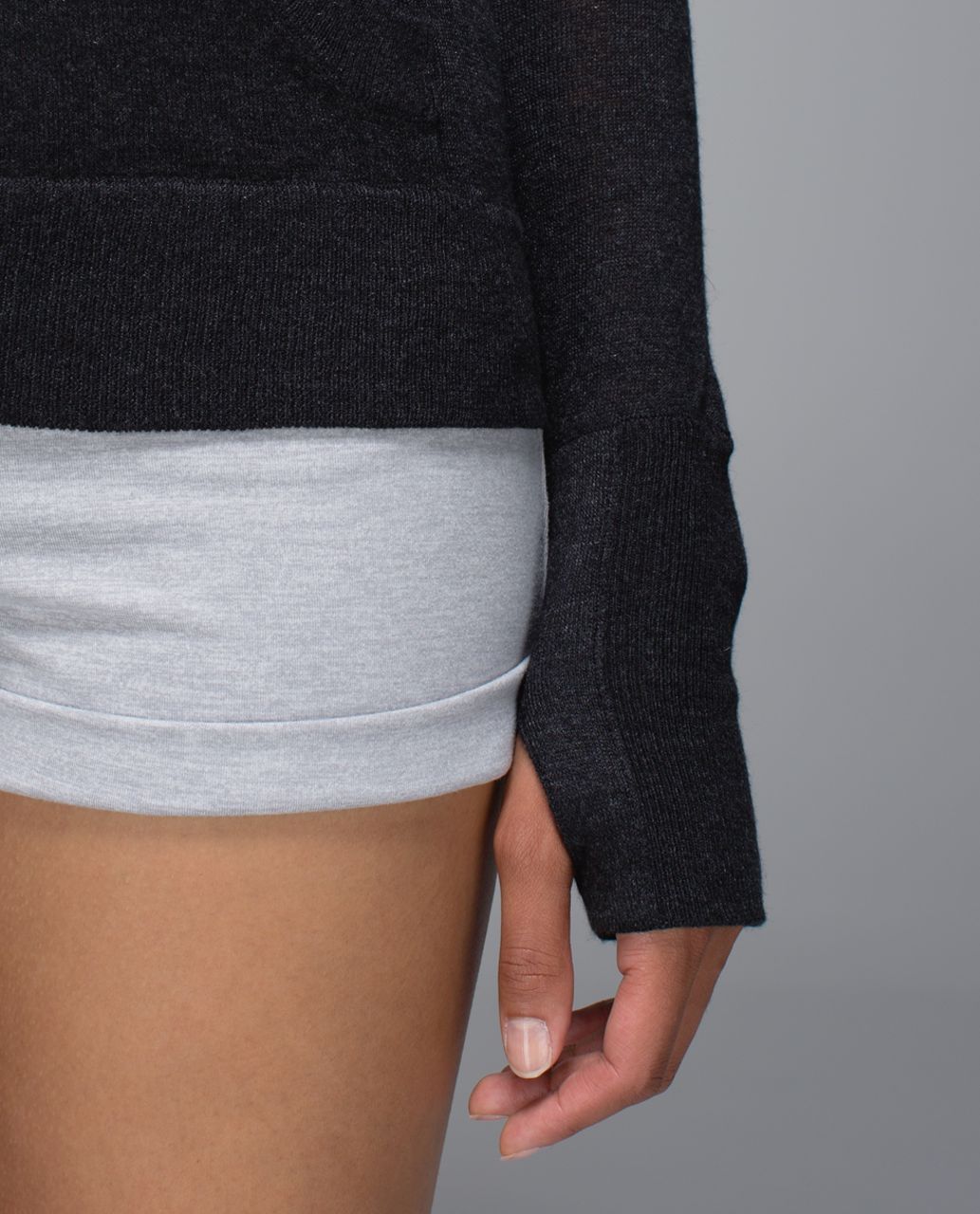 Lululemon Chai Time Pullover II - Heathered Black