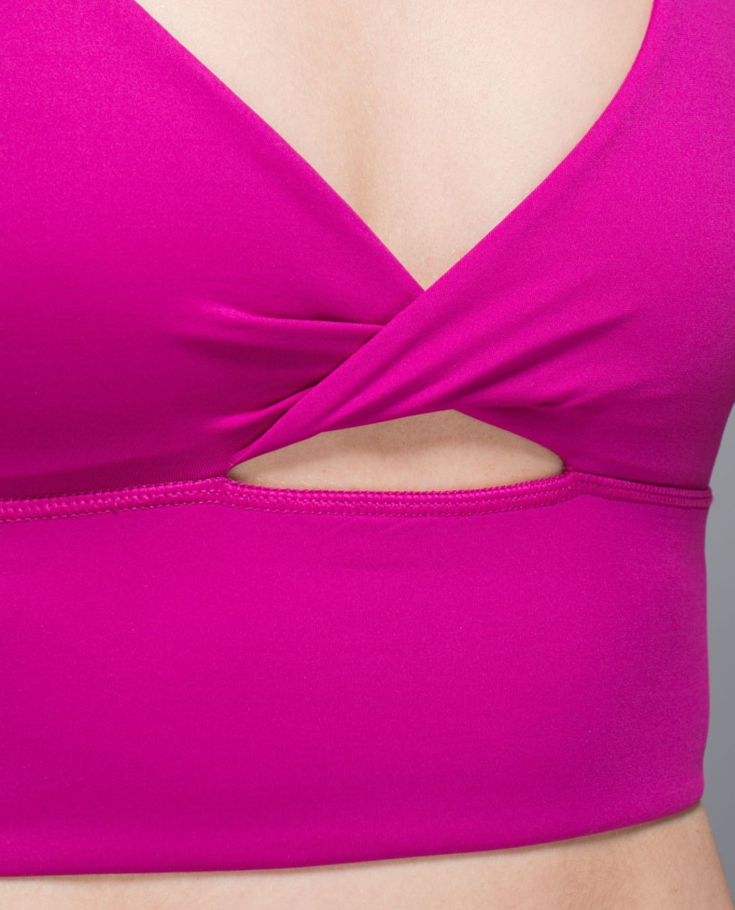 Lululemon Twist Bra Long Line - Raspberry - lulu fanatics