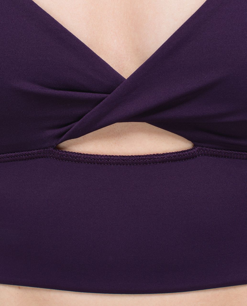 Lululemon Twist Bra Long Line - Deep Zinfandel