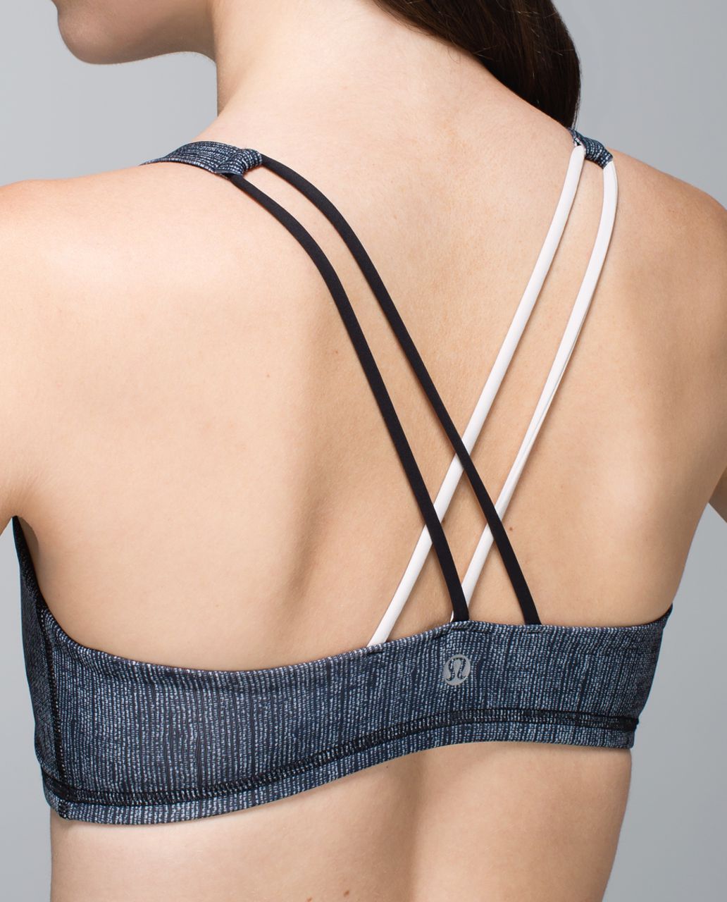 Lululemon Free To Be Bra - Burlap Texture Black Dune / Dune / Black