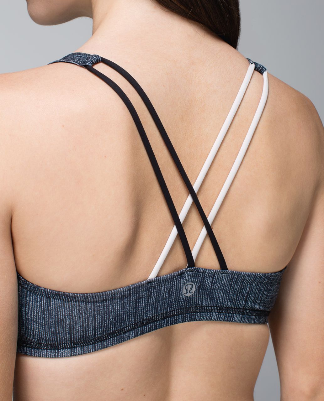 Lululemon Free To Be Bra - Burlap Texture Black Dune / Dune / Black