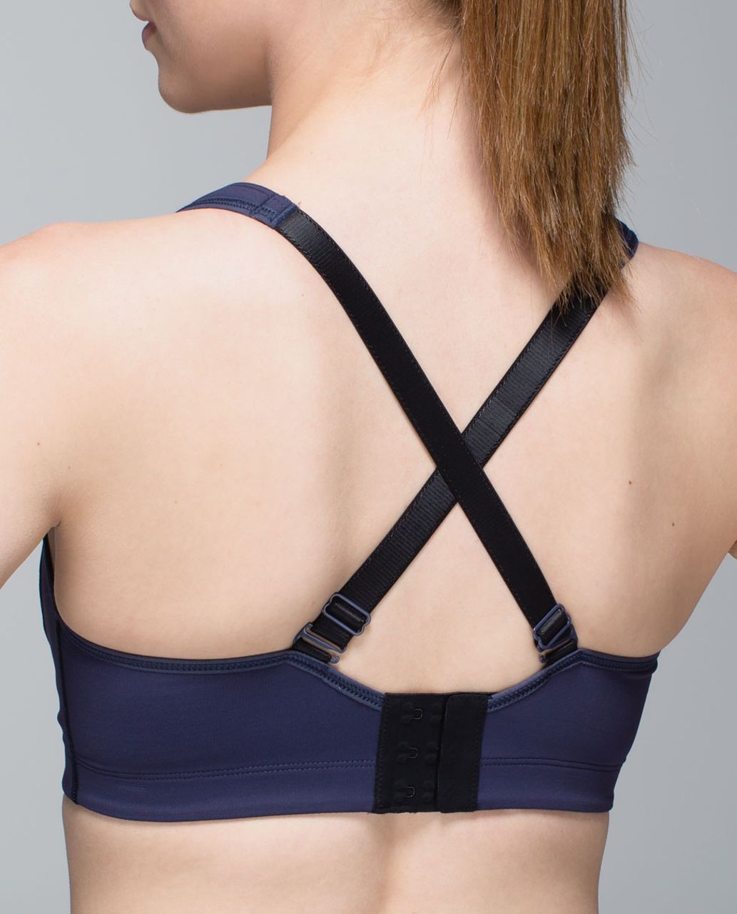 Lululemon Ta Ta Tamer II (C-E cup) - Cadet Blue / Black