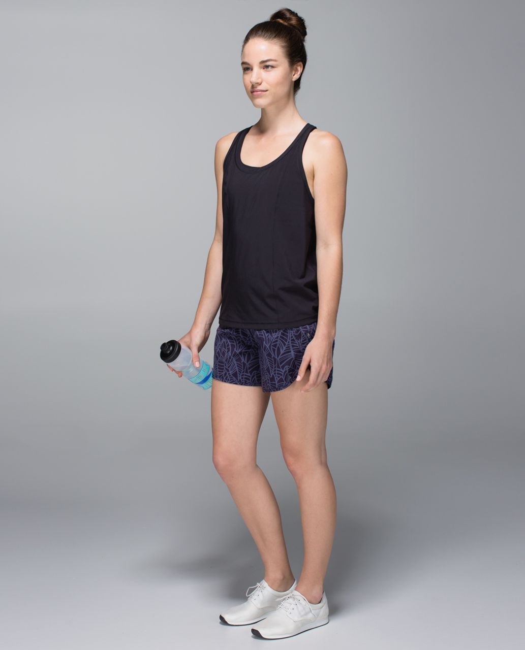 Lululemon Tracker Short II *2-way Stretch - Pretty Palm Cadet Greyvy / Cadet Blue