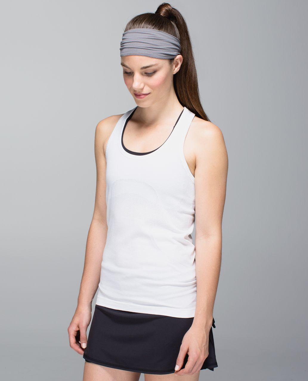 Lululemon Bang Buster Headband *Mesh - Slate / Angel Wing