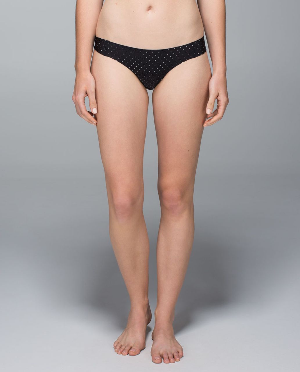 Lululemon Light As Air Thong - Sweet Spot Black Angel Wing