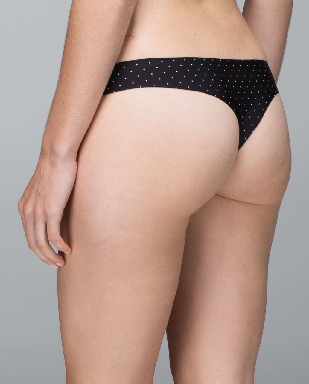 Lululemon Light As Air Thong - Sweet Spot Black Angel Wing