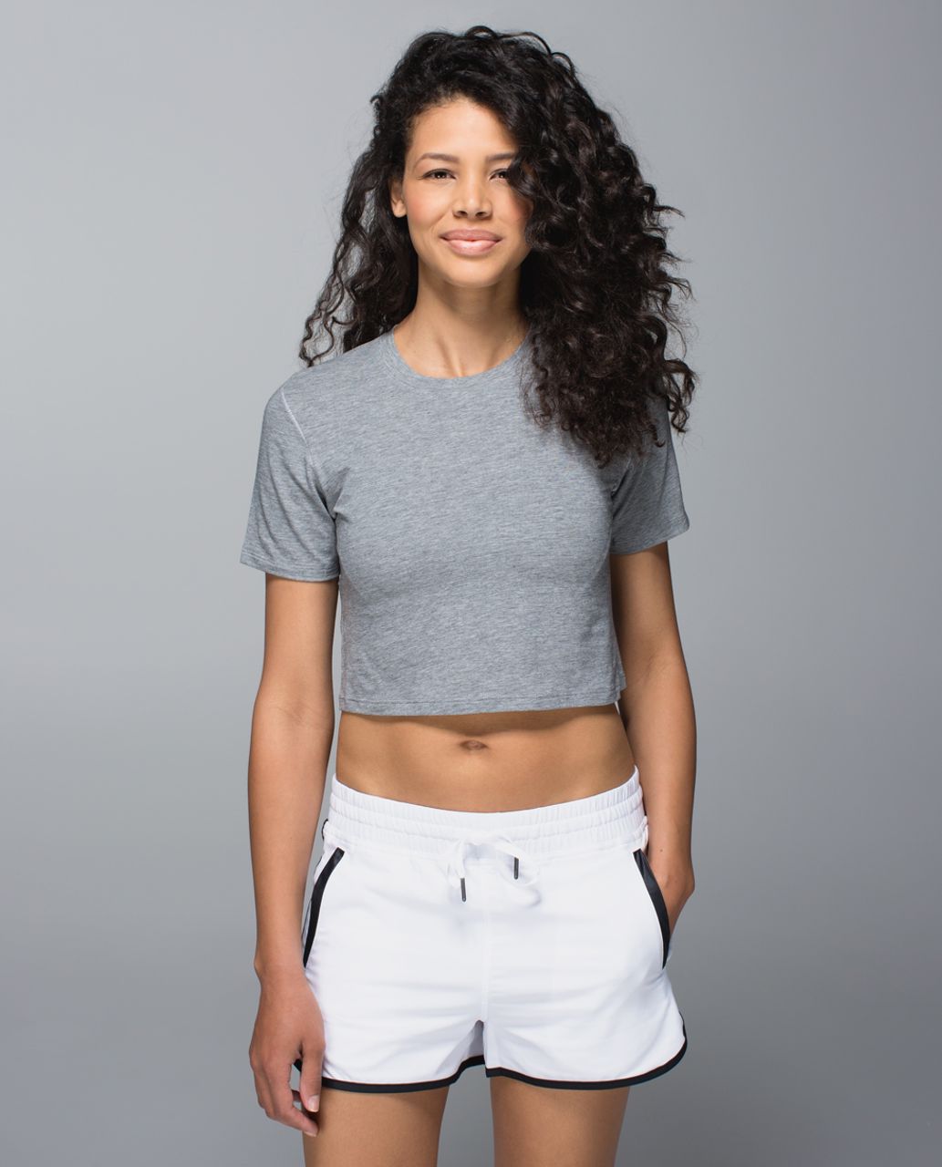 Lululemon Ok Hi Tee - Heathered Medium Grey