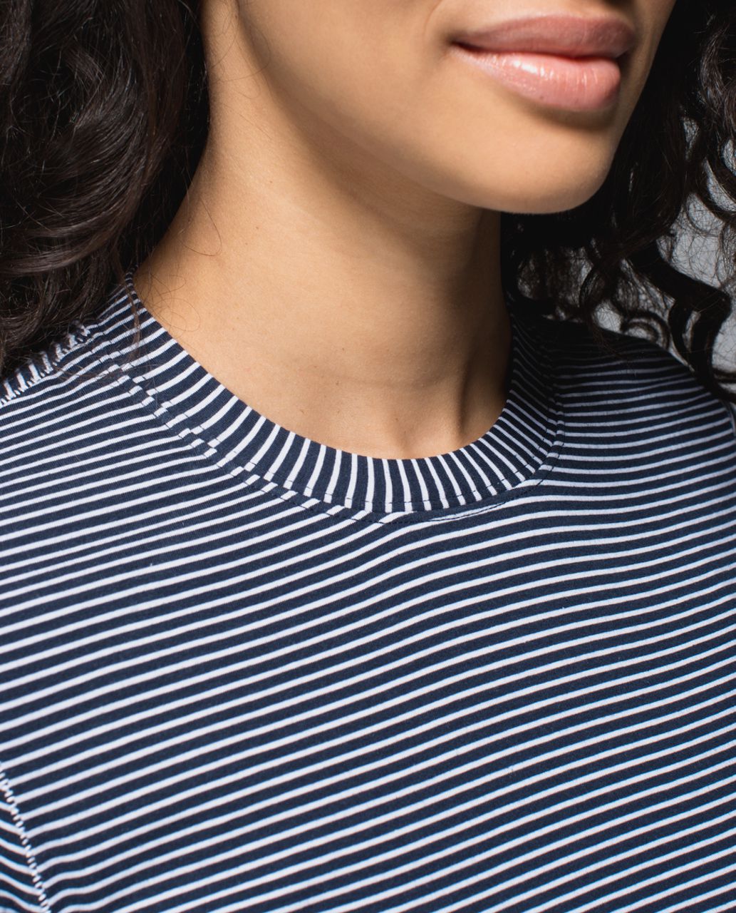 Lululemon Ok Hi Tee - Hyper Stripe Inkwell