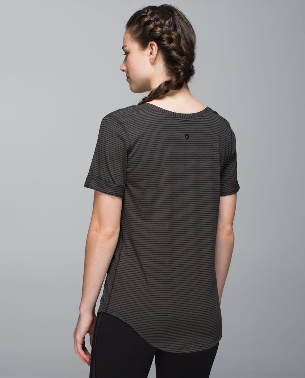 Lululemon Love Tee - Hyper Stripe Deep Camo Black