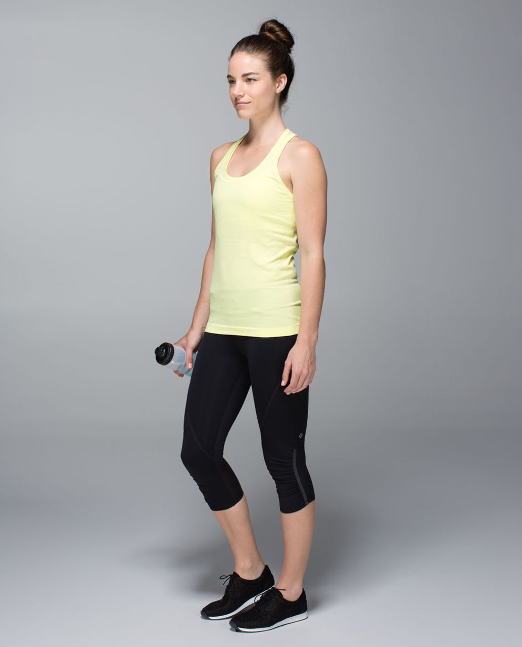 Lululemon Run:  Swiftly Tech Racerback - Heathered Sheer Lemon