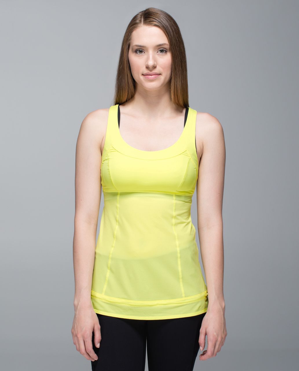 Lululemon Run:  Ta Ta Topper - Sheer Lemon / Zest