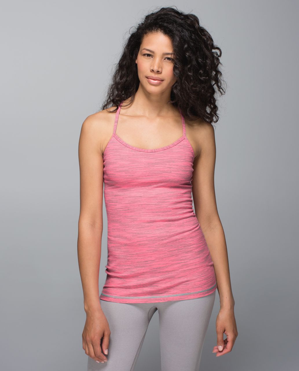 Lululemon Power Y Tank *Luon - Wee Are From Space Neon Pink Opal