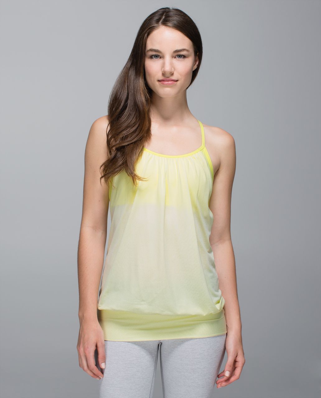 Lululemon No Limits Tank - Zest / Sheer Lemon