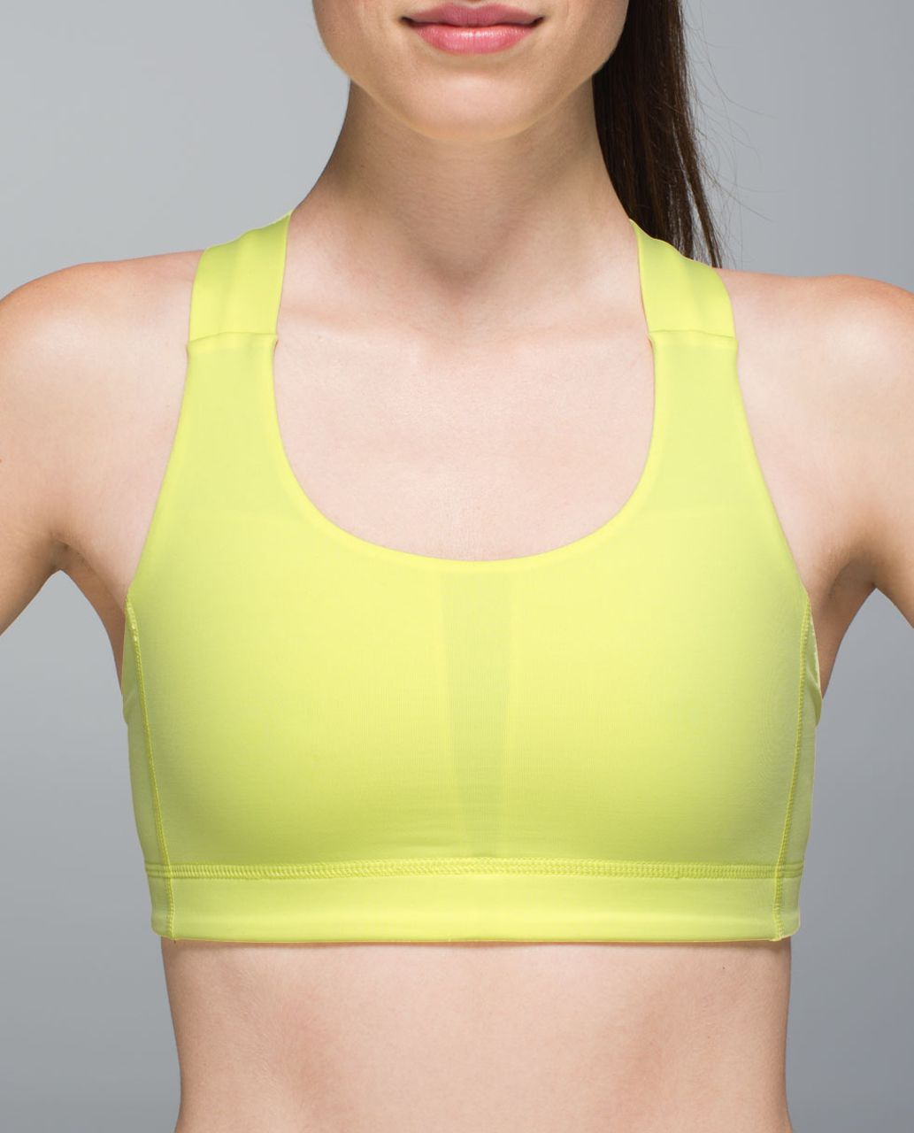 NWT LULULEMON FLFH Bright Yellow Luxtreme Fabric B/C Cup All Sport